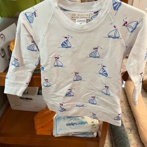 The Beaufort Bonnet Company Nautical Print Shirt